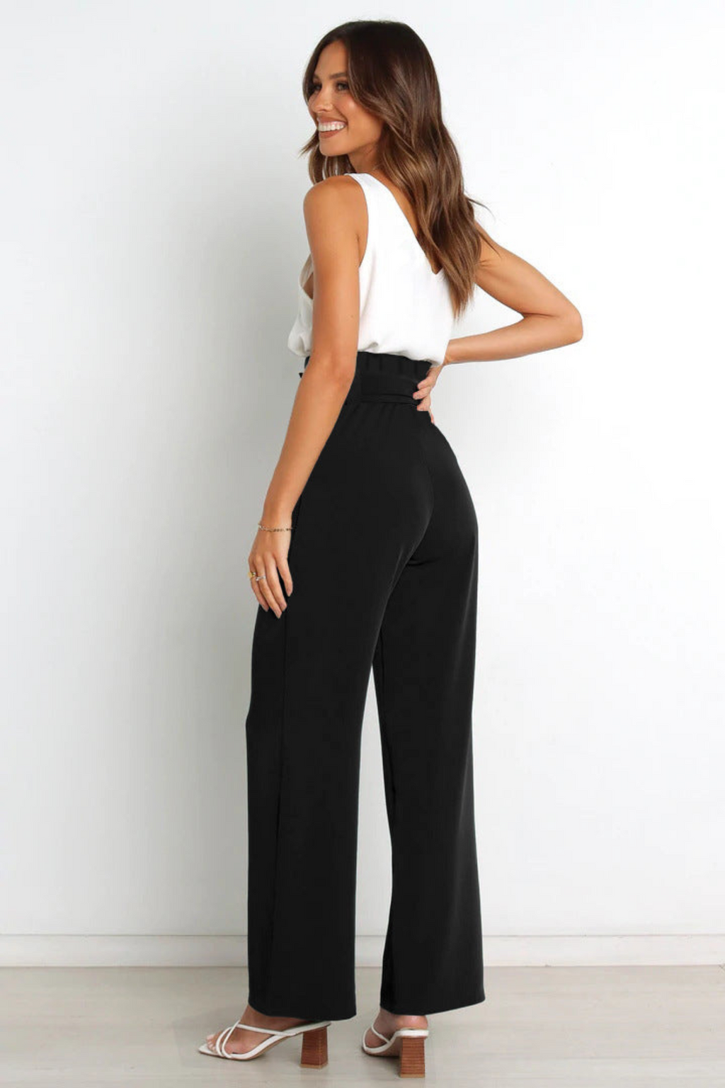 Valenzora | Long Linen Trousers for Women