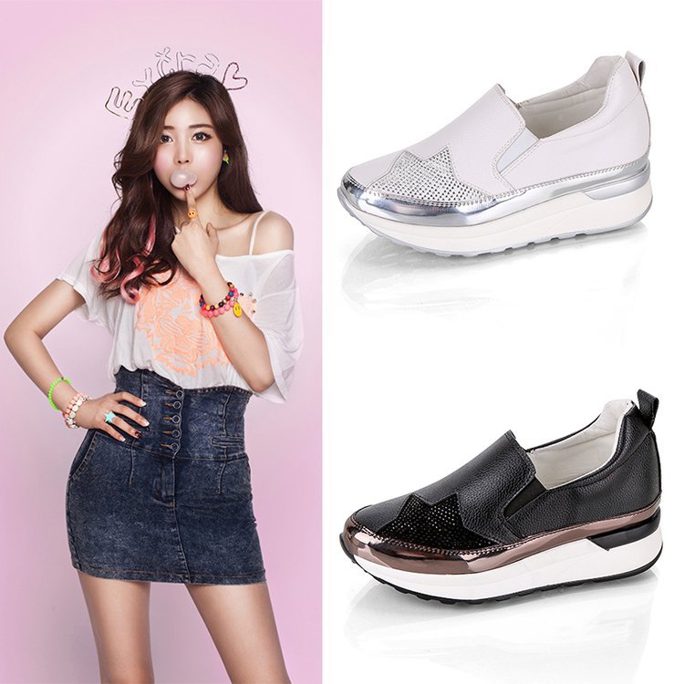 Damen-Slipper-Sneakers mit Glitzer-Obermaterial und bequemer Sohle, Größe S