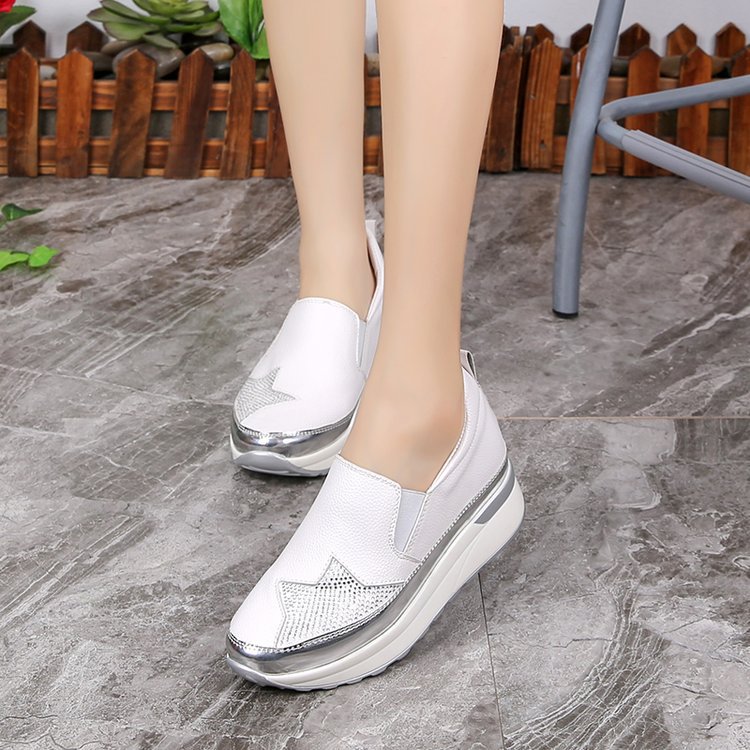 Damen-Slipper-Sneakers mit Glitzer-Obermaterial und bequemer Sohle, Größe S