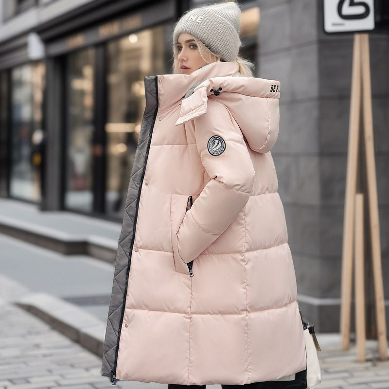 Valenzora | Stylish hooded cotton jacket with sleeve logo