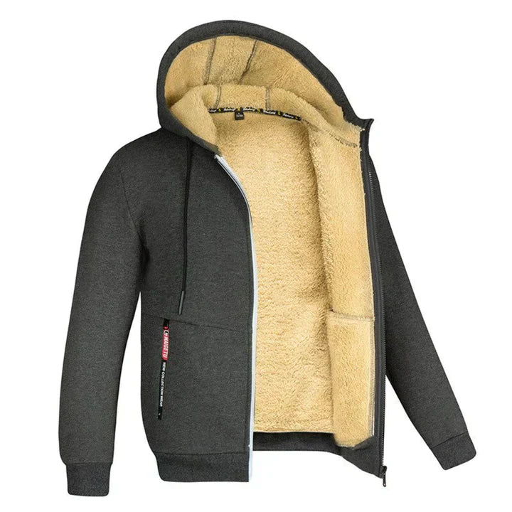 Valenzora | Kapuzenpullover mit Fleece-Futter und Reißverschluss