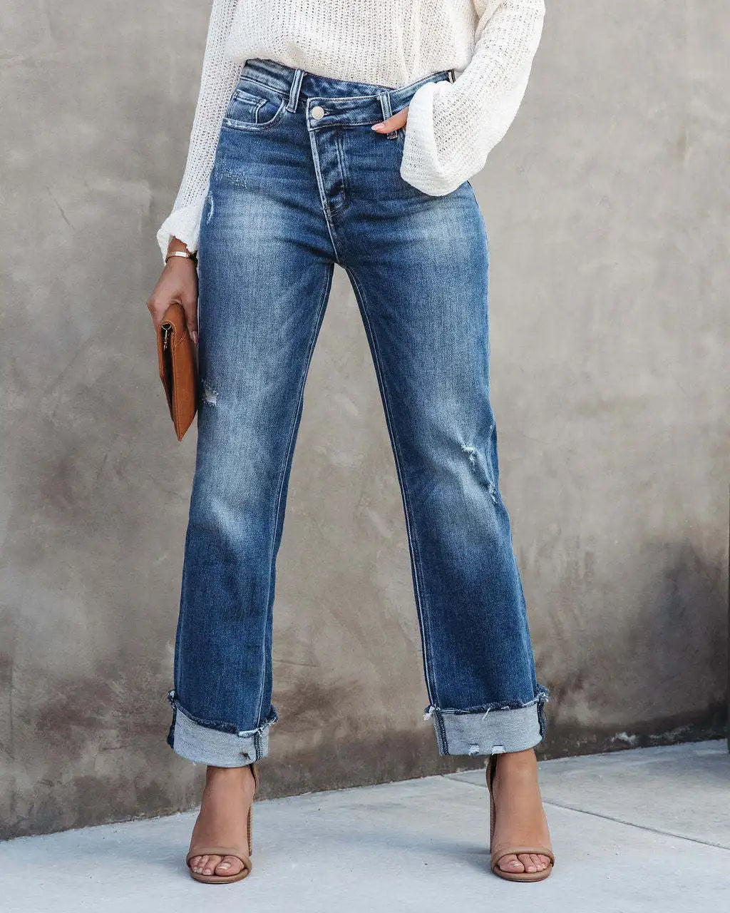 Valenzora | Trendy high-waisted jeans