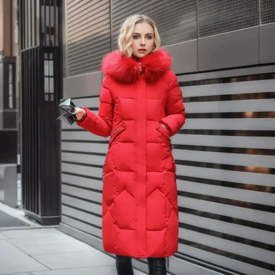 Valenzora | Stylish Italian coat with faux fur