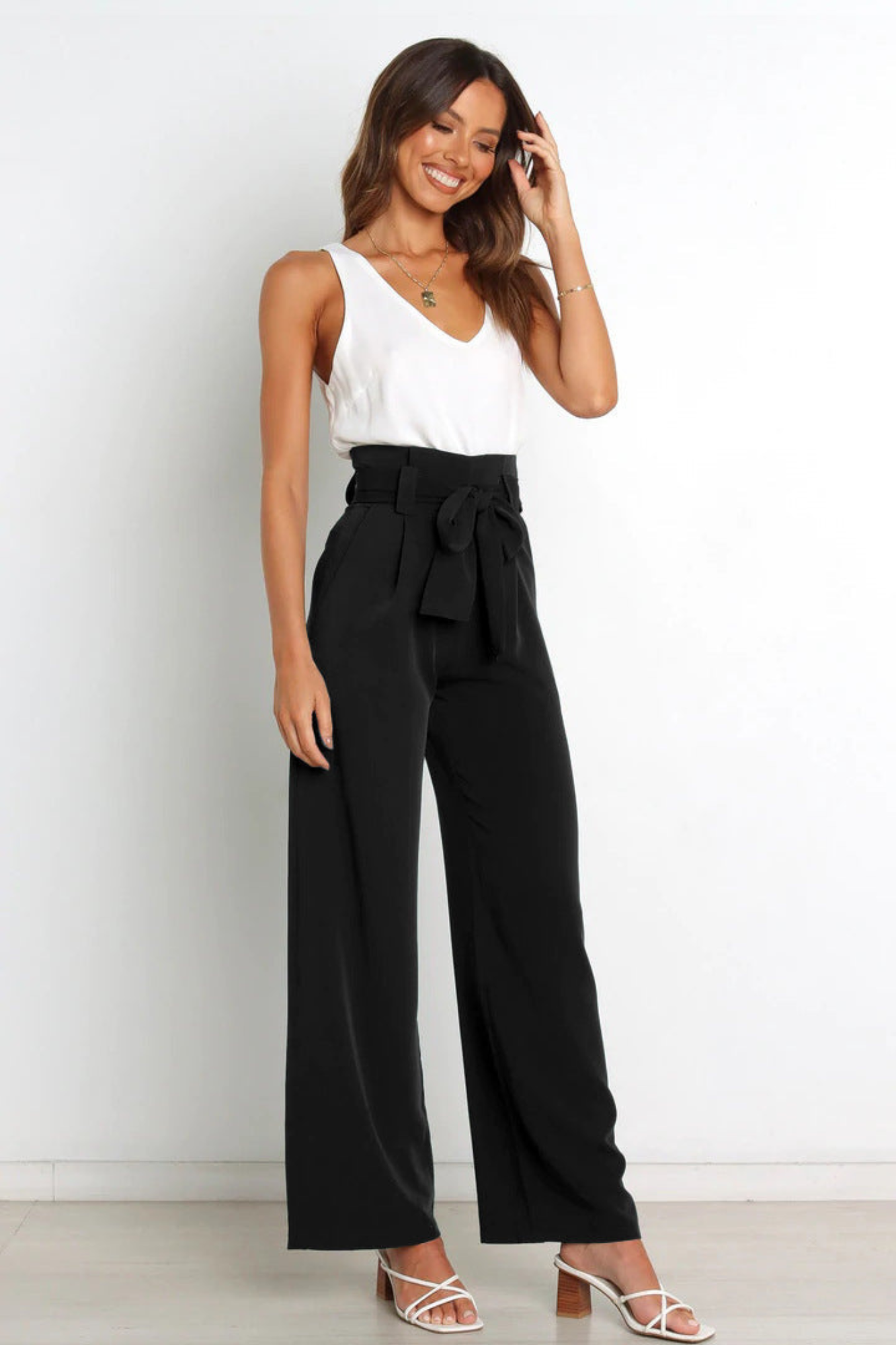 Valenzora | Long Linen Trousers for Women