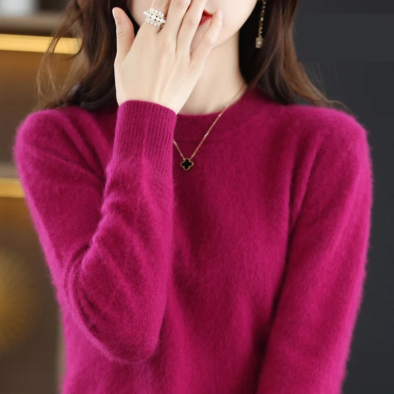 Valenzora | Damen Kaschmirpullover, luxuriöser Rundhals, weich & modisch