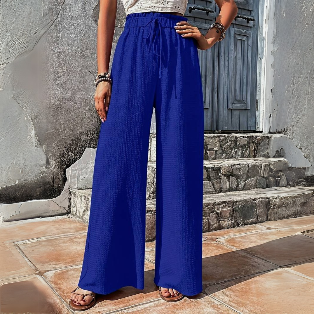 Valenzora | Elastische weite Damenhose
