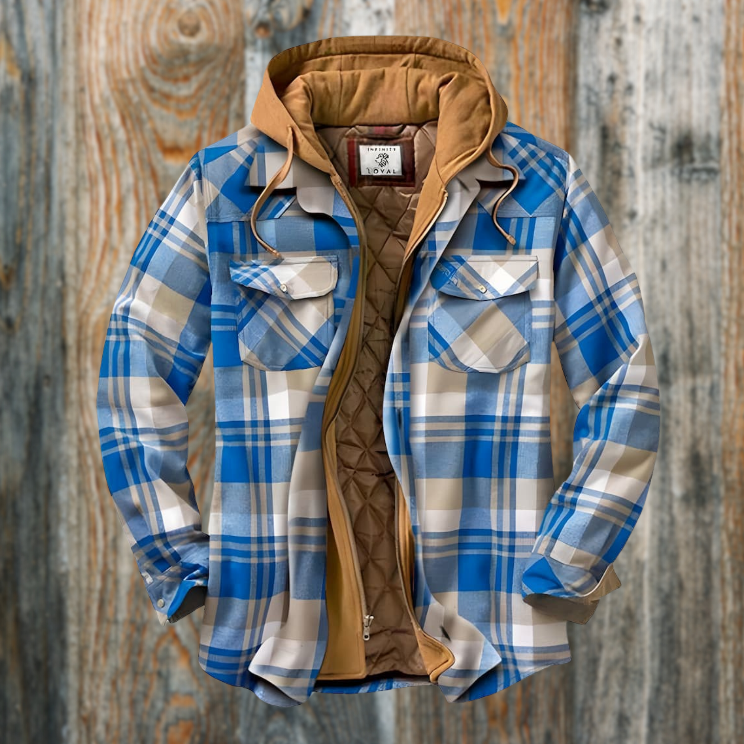 Valenzora | Lined lumberjack jacket