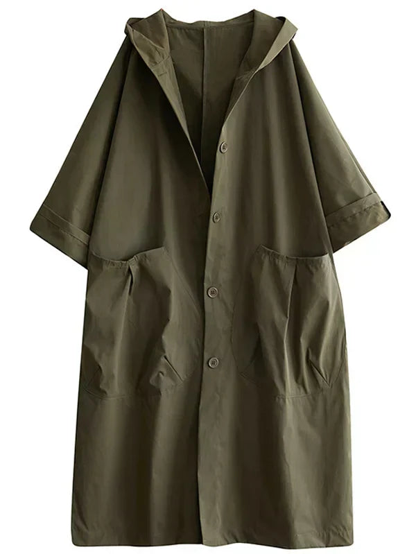 Valenzora | Langer wasserdichter Trenchcoat