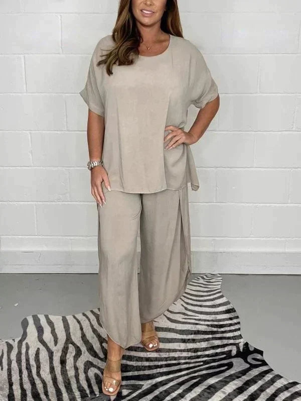 Valenzora | Two-piece suit set with sleeves for women | Stylish and comfortable outfit