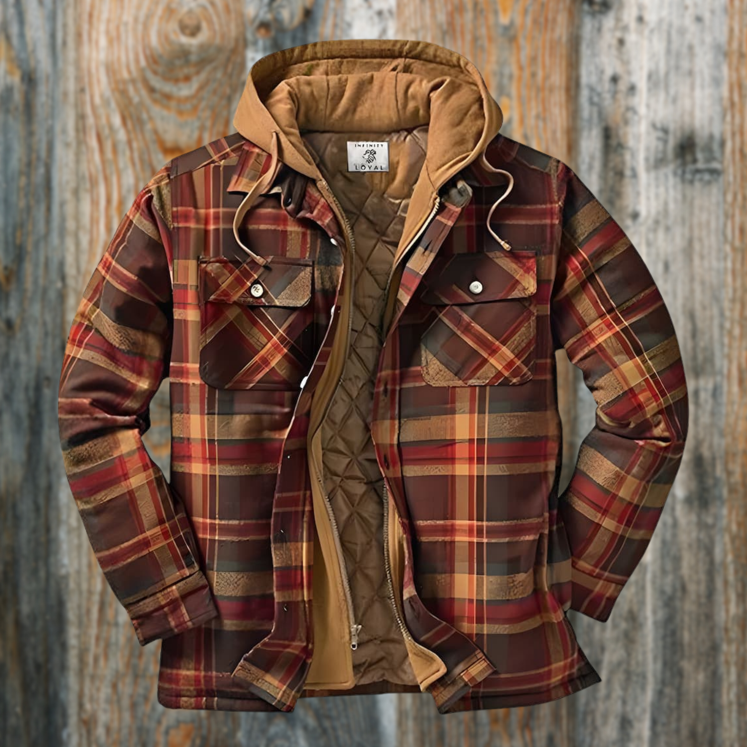 Valenzora | Lined lumberjack jacket