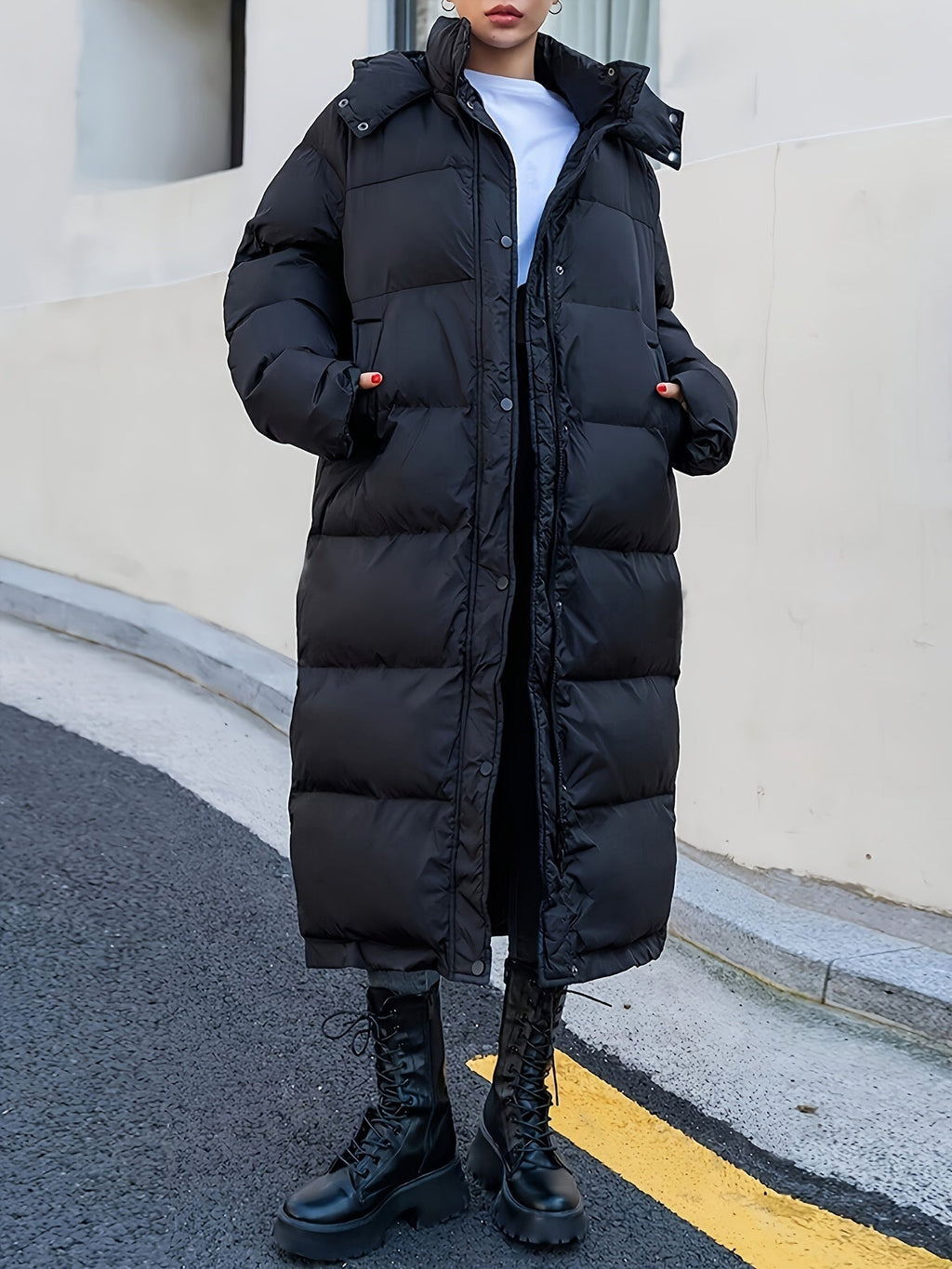 Valenzora Long Fleece Puffer Winter Jacket for Women | Ideal for Winter