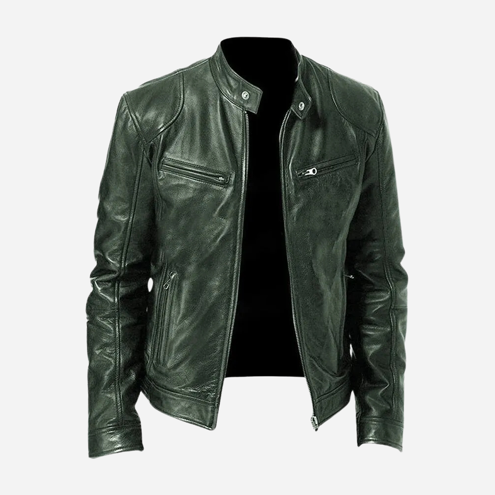 Valenzora | Stylish Moto Leather Jacket