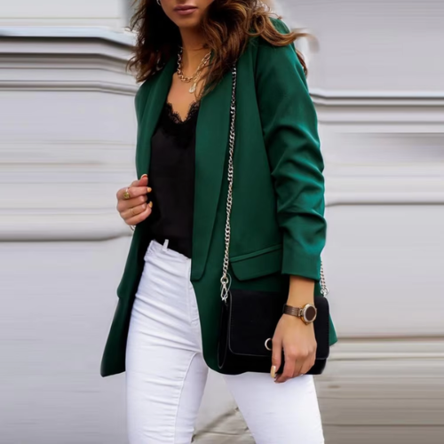Valenzora | Stylish women's blazers with single button closure, ideal for work