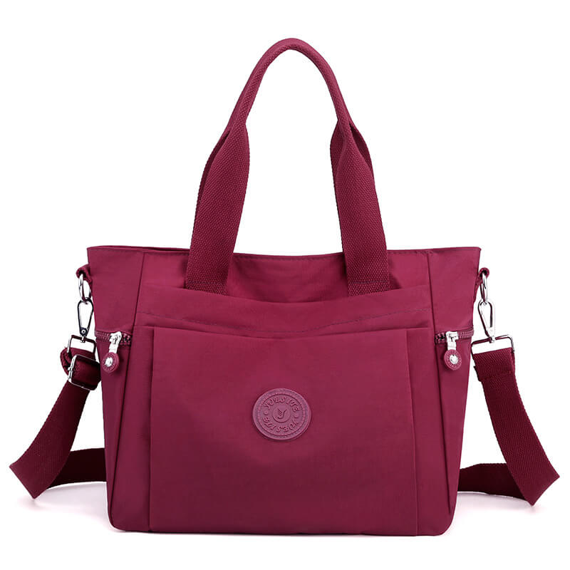 Multicolored tote bag with large capacity for women