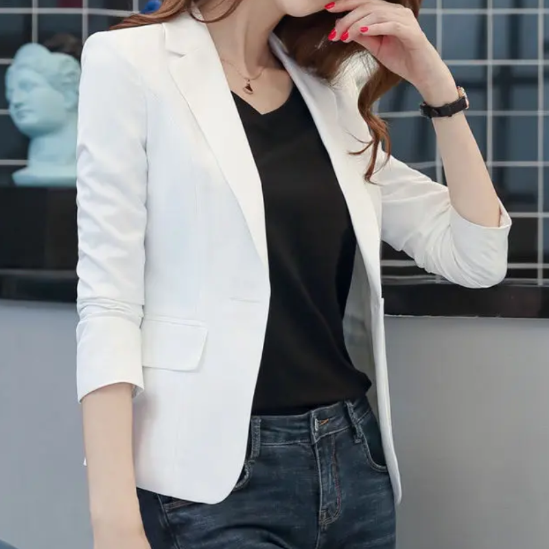 Valenzora | Elegant women's blazer with long sleeves, ideal for work