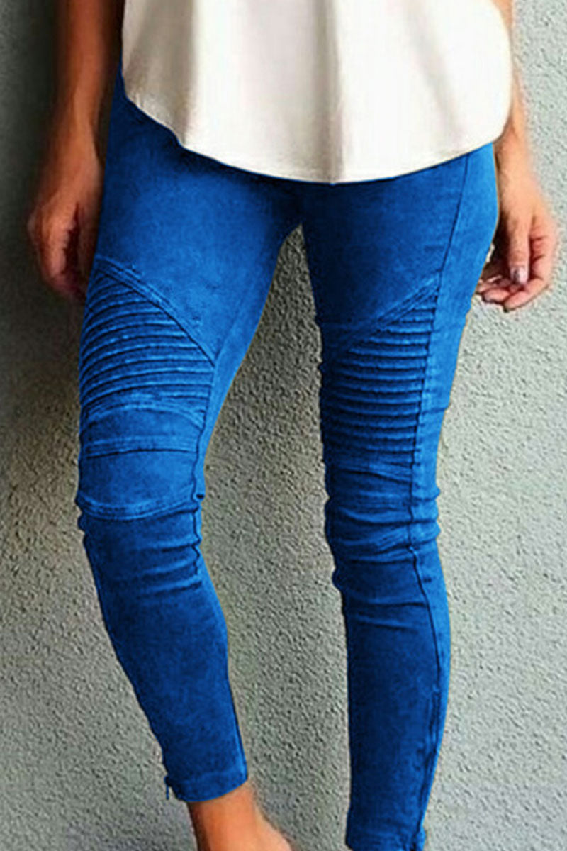 Valenzora | Fashion Training Wear Simple Slim Fit Mid Waist Pencil Pants
