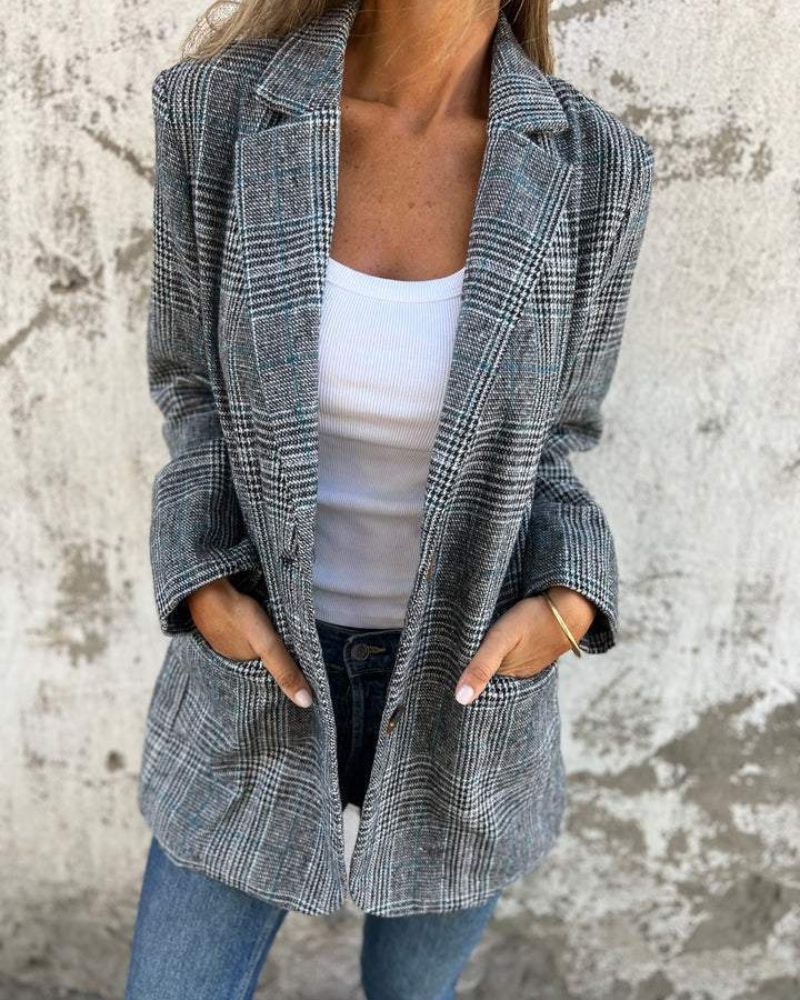 Valenzora | Klassischer Karo-Blazer