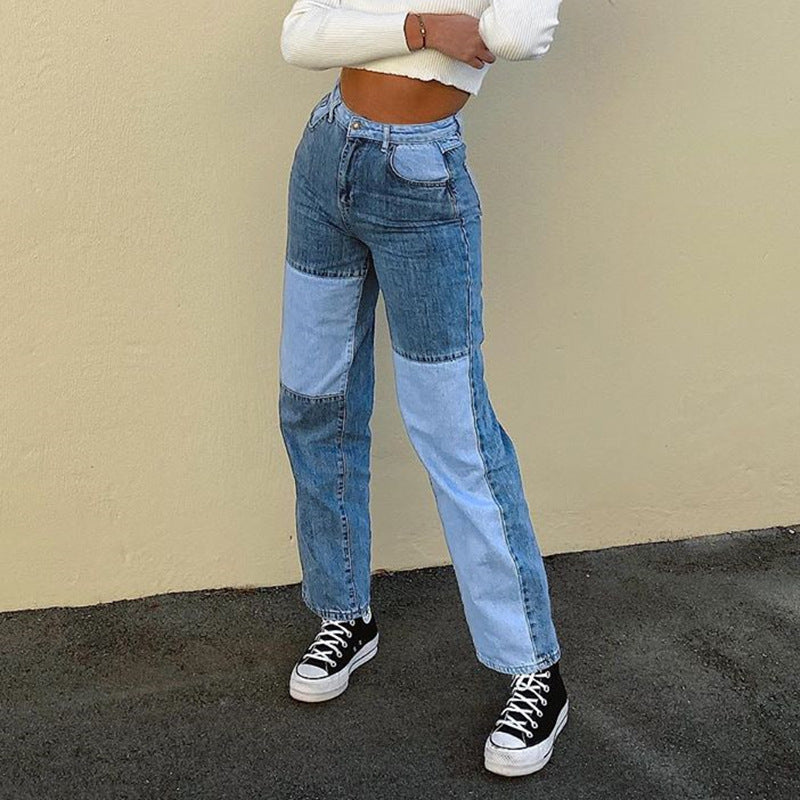 Valenzora Jeans with high waist and straight leg, women's