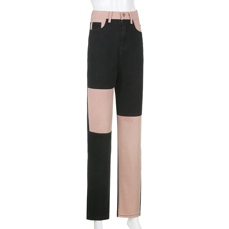 Valenzora Jeans with high waist and straight leg, women's