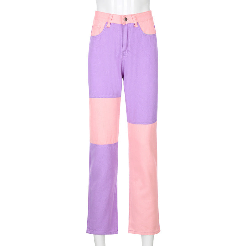 Valenzora Jeans with high waist and straight leg, women's