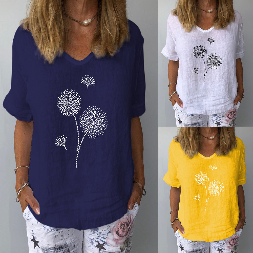 Valenzora | Casual cotton-linen shirt for women