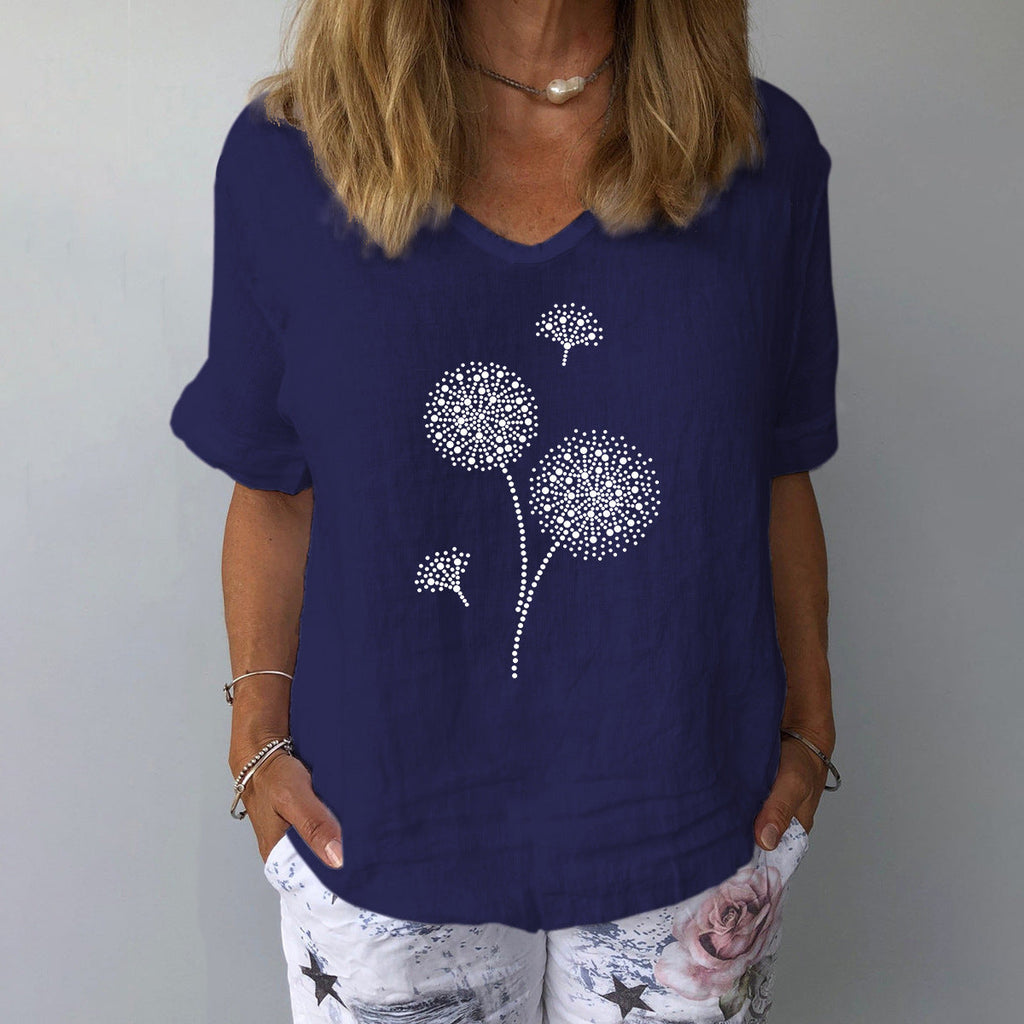 Valenzora | Casual cotton-linen shirt for women