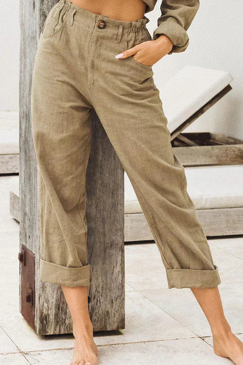 Valenzora | Casual & Stylish Linen Trousers