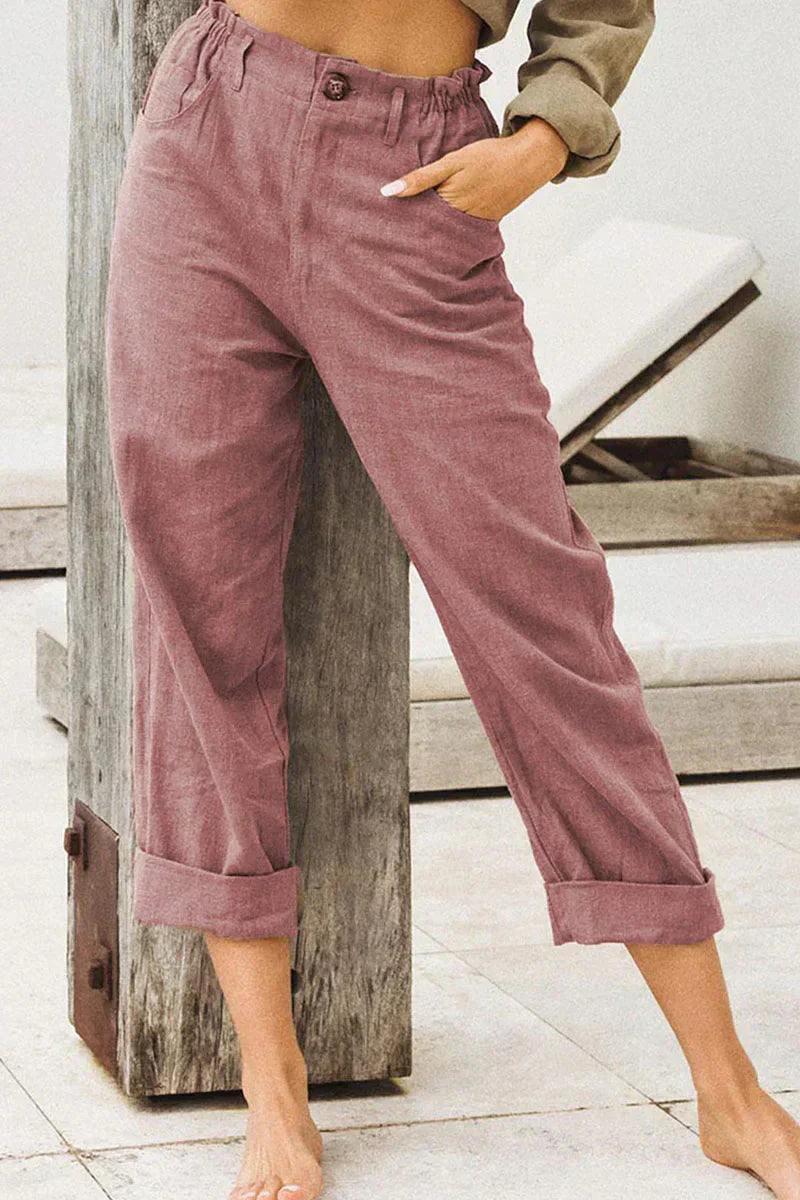 Valenzora | Casual & Stylish Linen Trousers