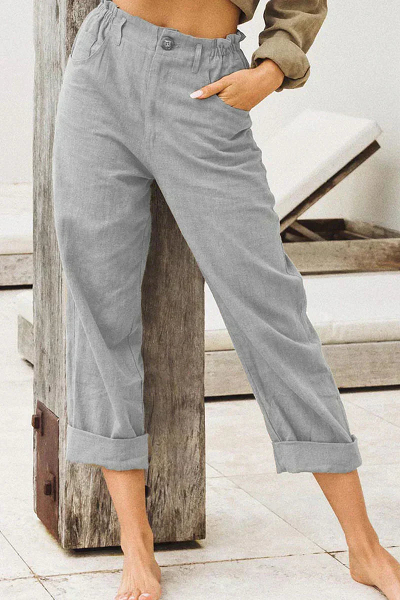 Valenzora | Casual & Stylish Linen Trousers