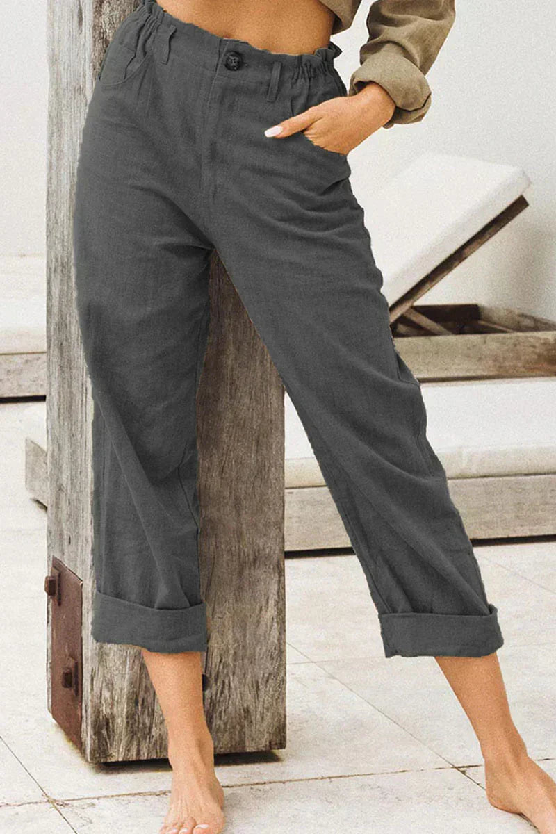 Valenzora | Casual & Stylish Linen Trousers