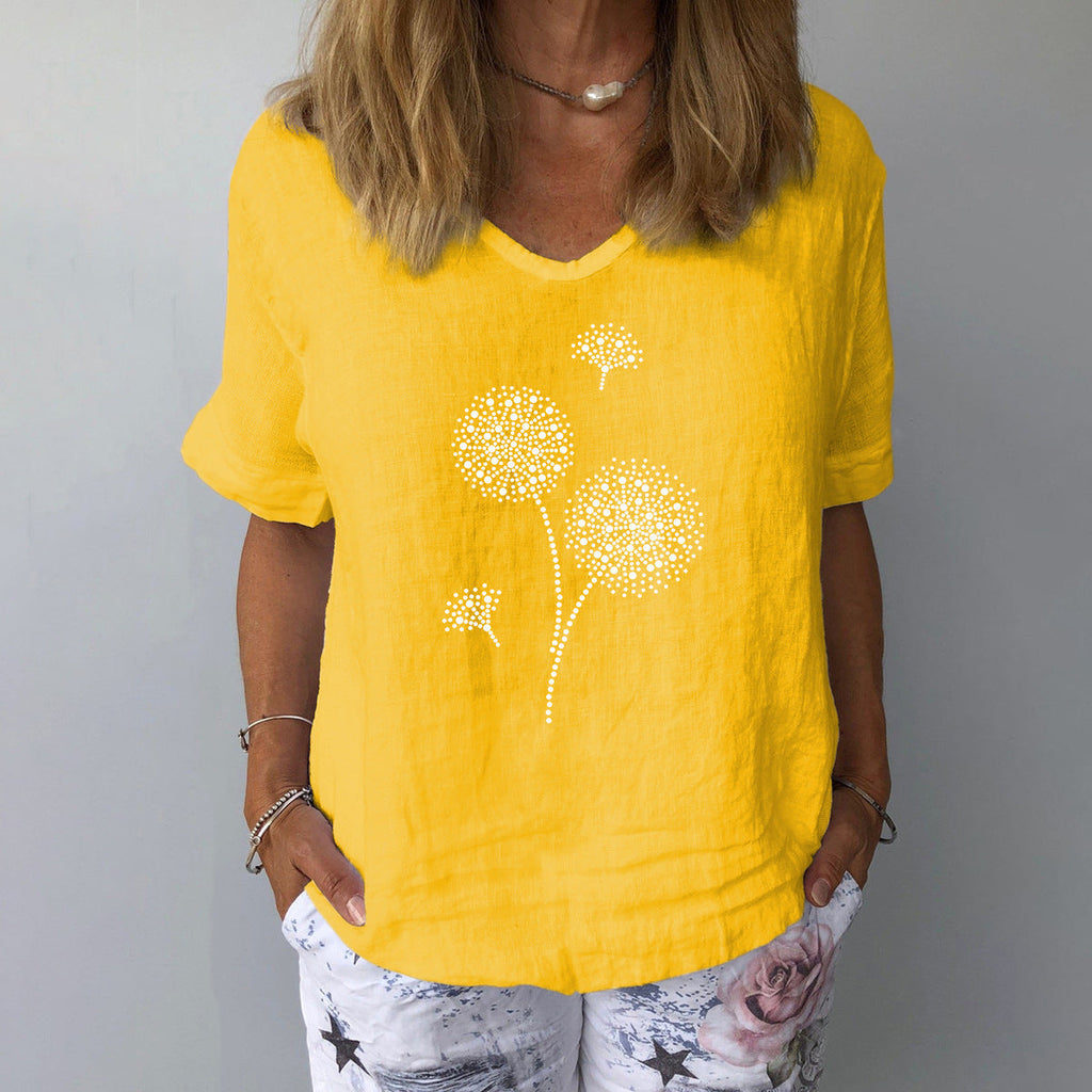 Valenzora | Casual cotton-linen shirt for women