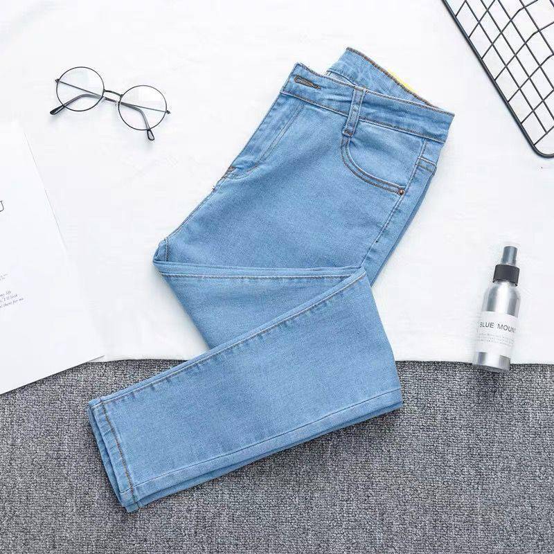 Valenzora - High-waisted denim trousers in a large size