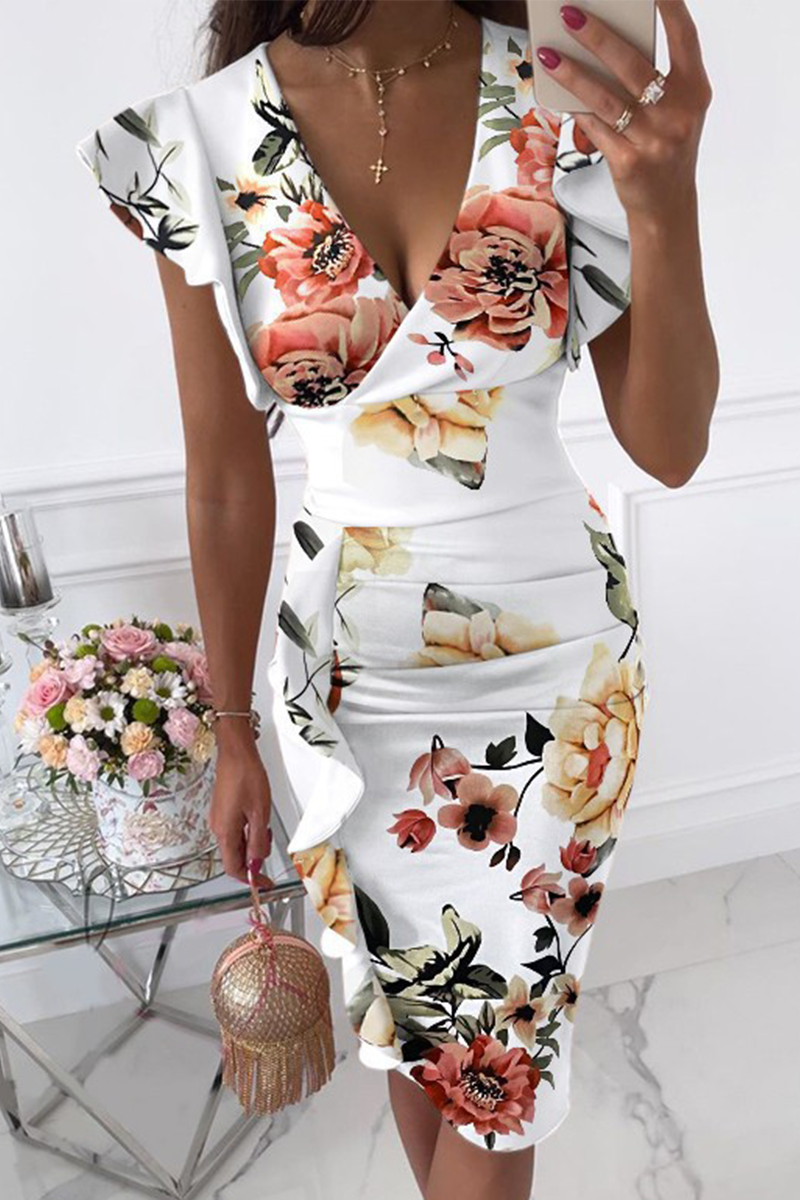Valenzora | Dress with wrap skirt