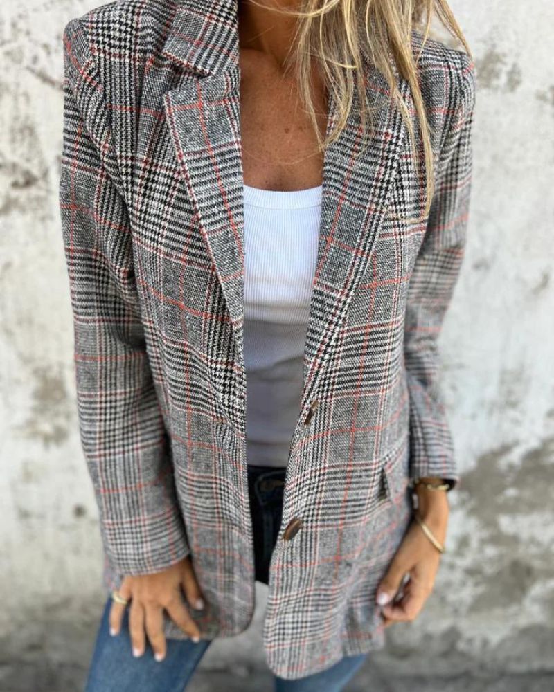 Valenzora | Klassischer Karo-Blazer