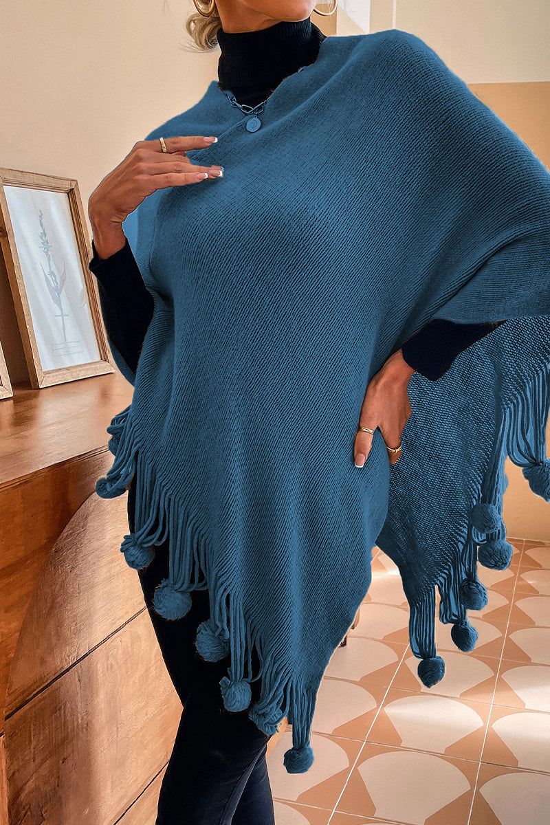 Valenzora | Casual Solid Color O-Neck Outerwear