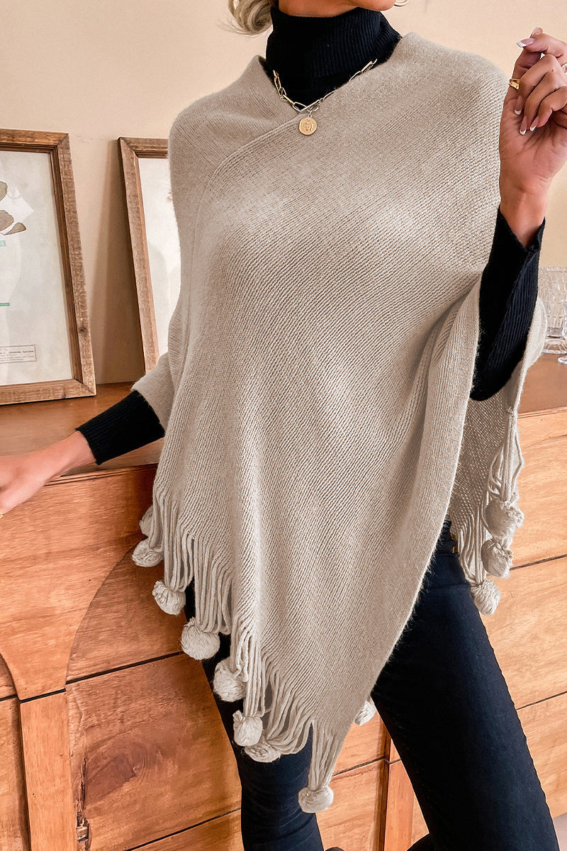 Valenzora | Casual Solid Color O-Neck Outerwear