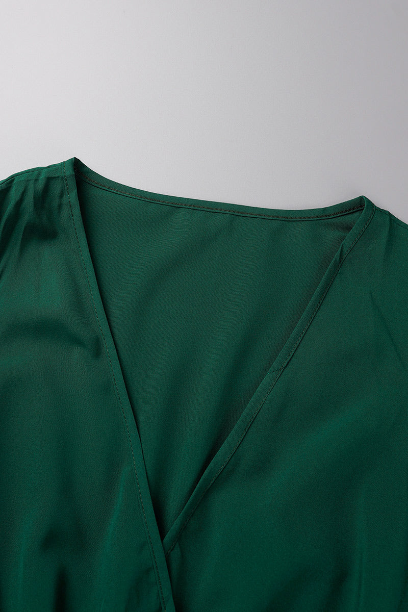 Valenzora | Elegantes ärmelloses Kleid mit tiefem V-Ausschnitt und hohem Schlitz – 3 Farben