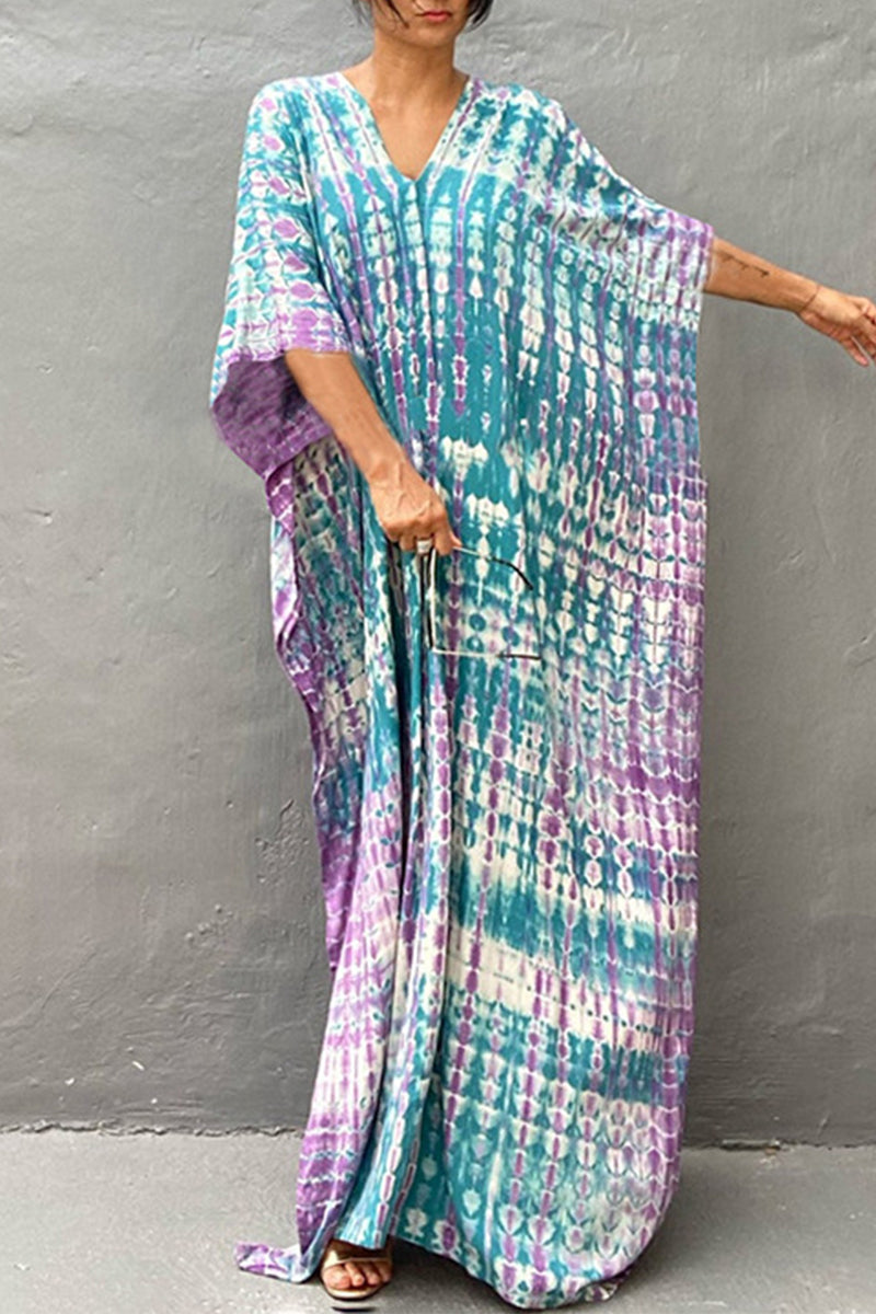 Valenzora | Casual Holiday Print Swimwear Cover Up