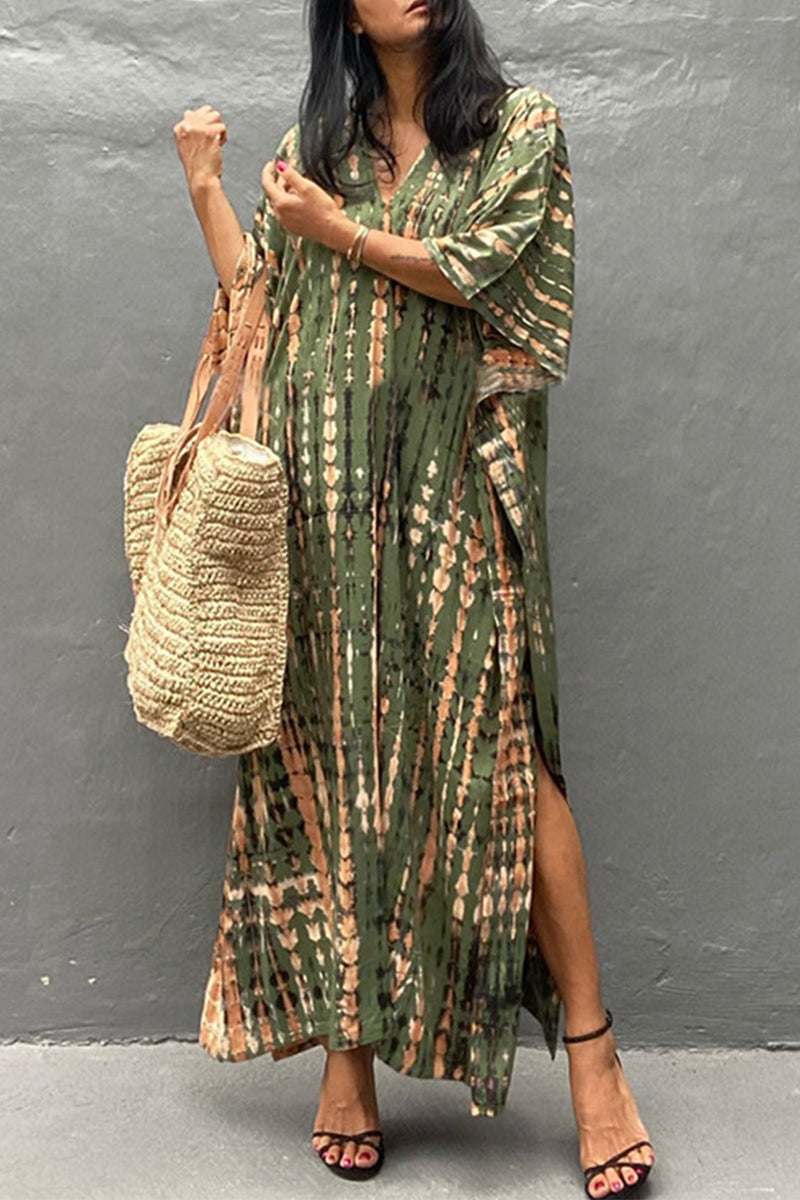 Valenzora | Casual Holiday Print Swimwear Cover Up