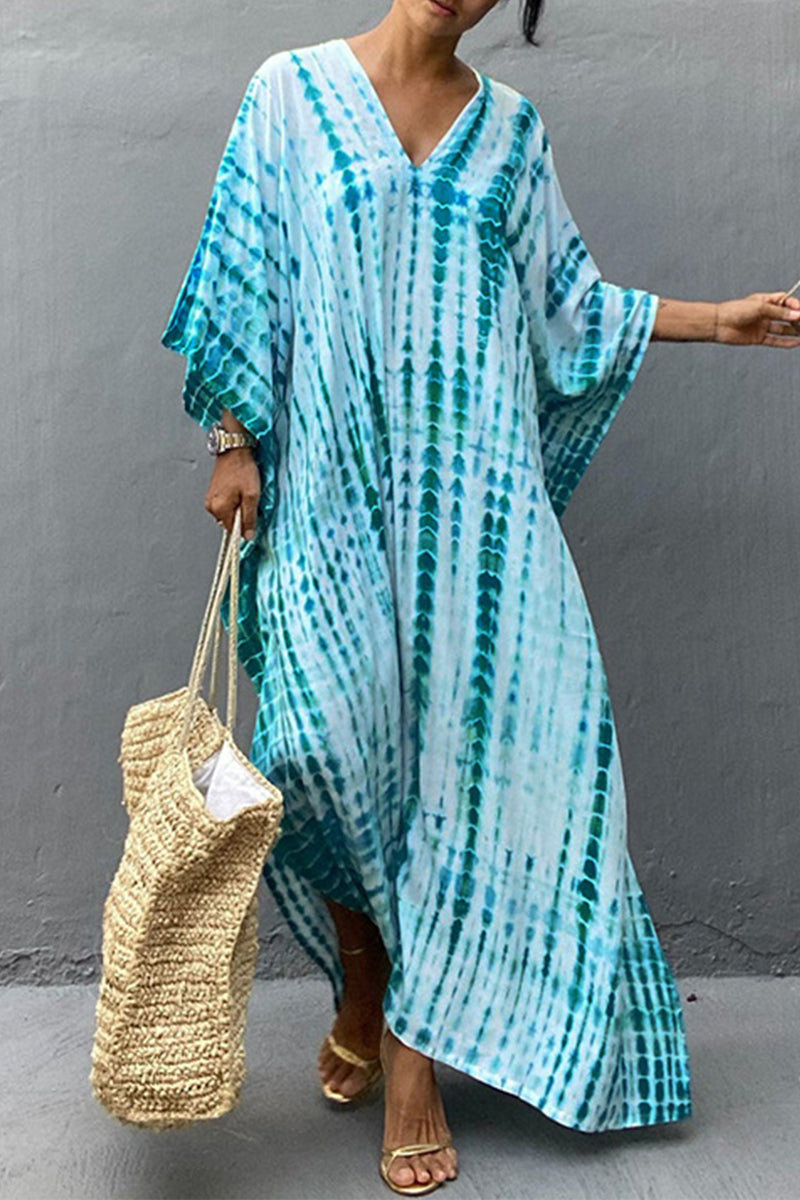 Valenzora | Casual Holiday Print Swimwear Cover Up