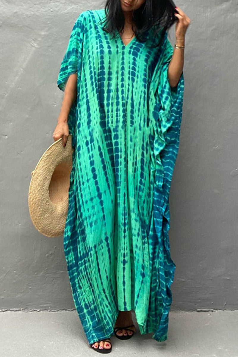 Valenzora | Casual Holiday Print Swimwear Cover Up