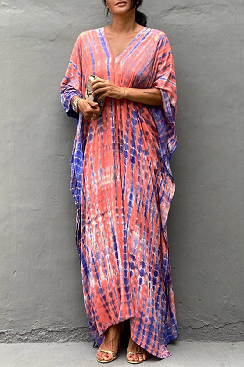 Valenzora | Casual Holiday Print Swimwear Cover Up