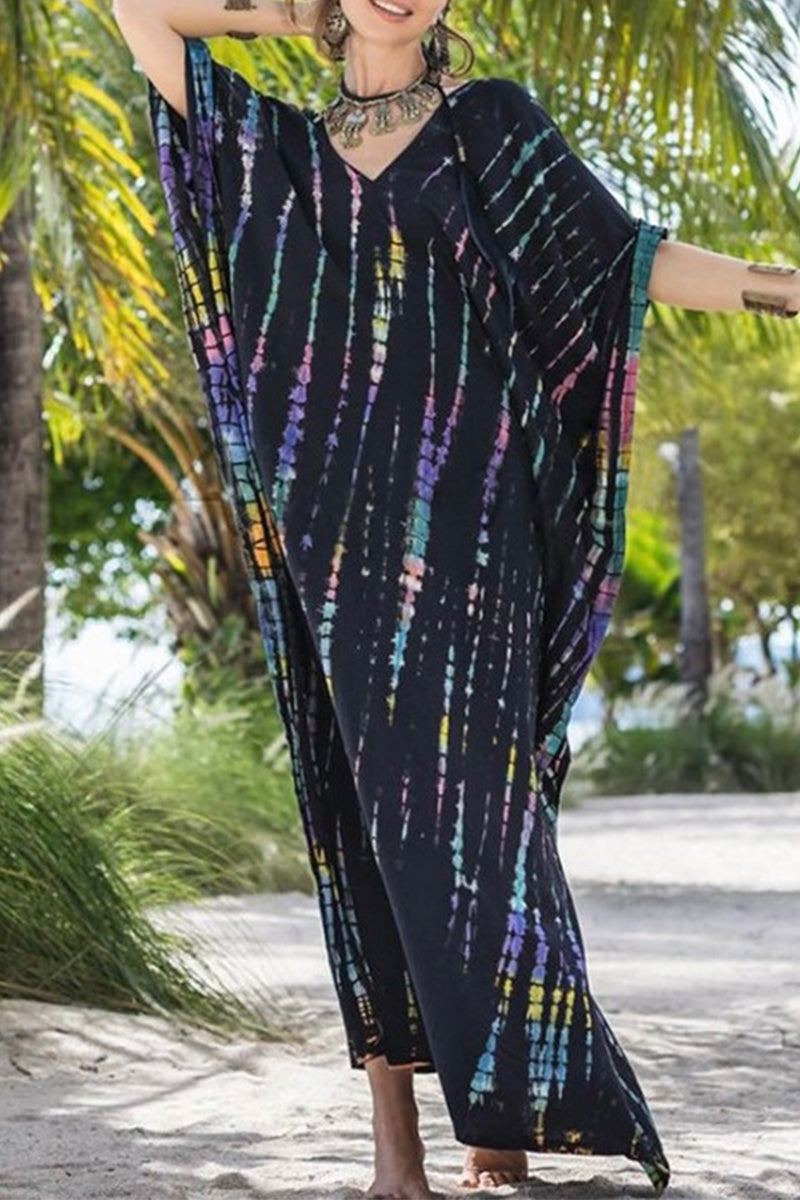 Valenzora | Casual Holiday Print Swimwear Cover Up