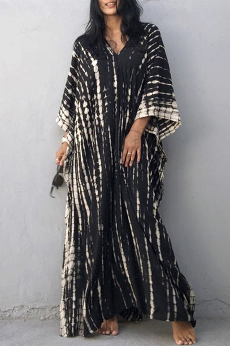 Valenzora | Casual Holiday Print Swimwear Cover Up