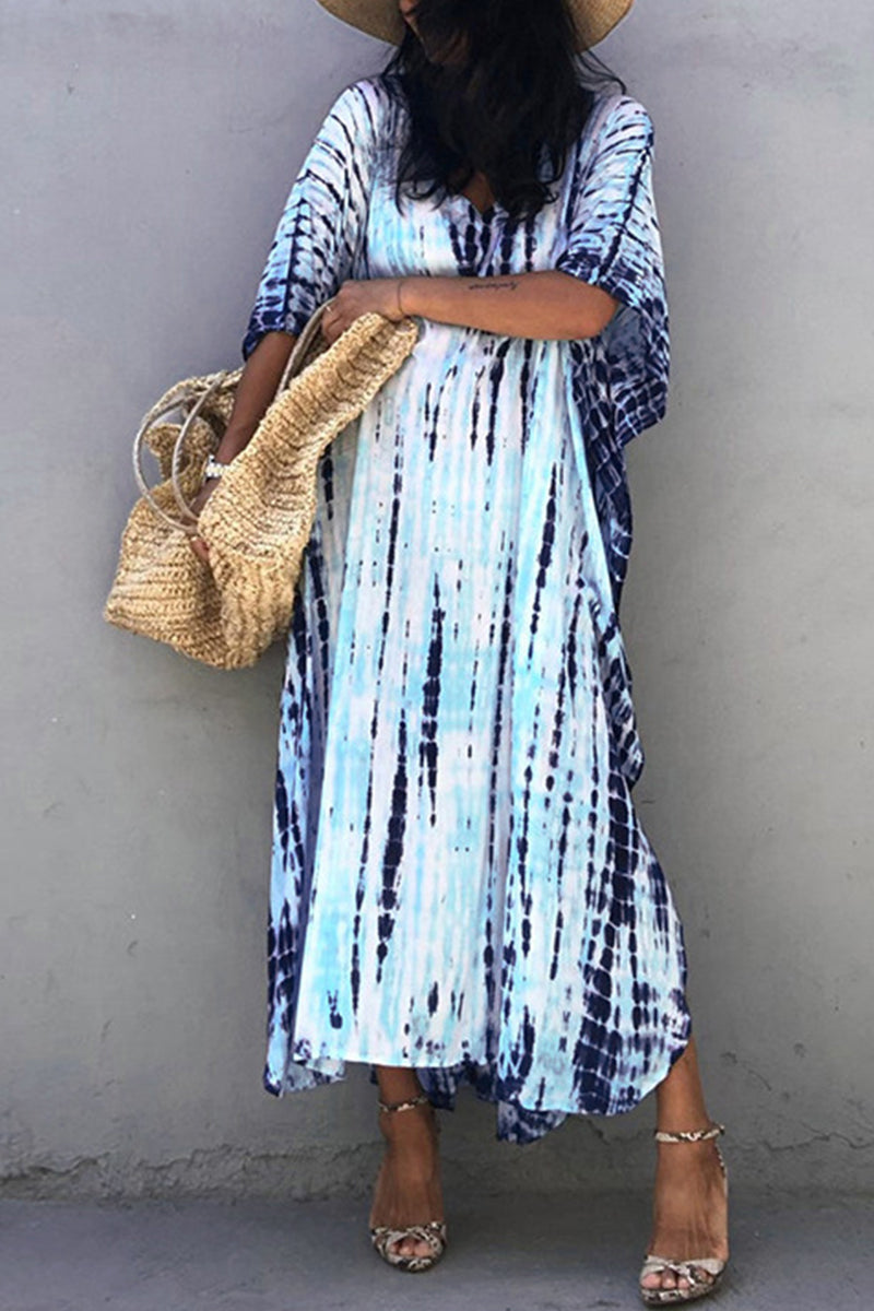 Valenzora | Casual Holiday Print Swimwear Cover Up