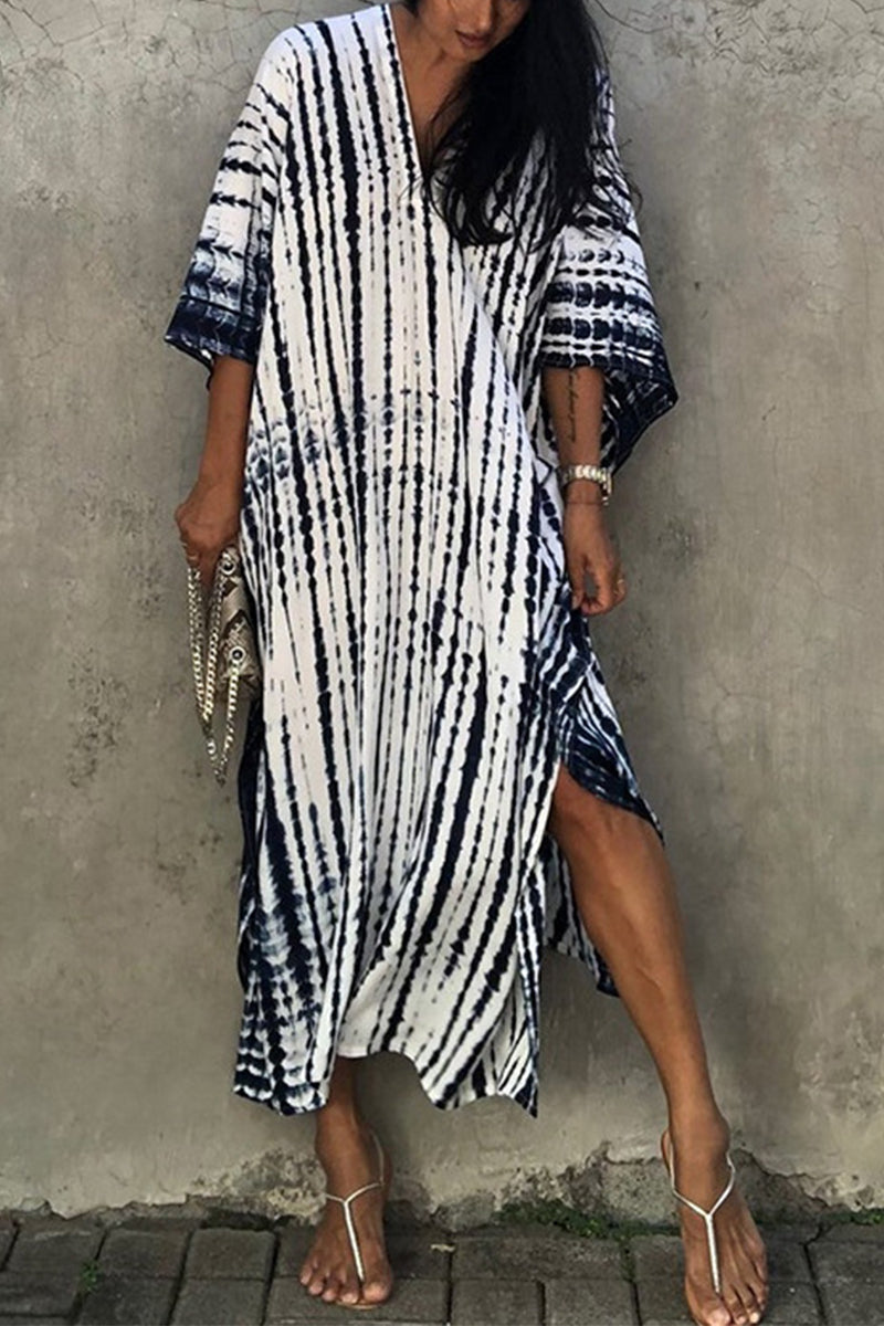 Valenzora | Casual Holiday Print Swimwear Cover Up