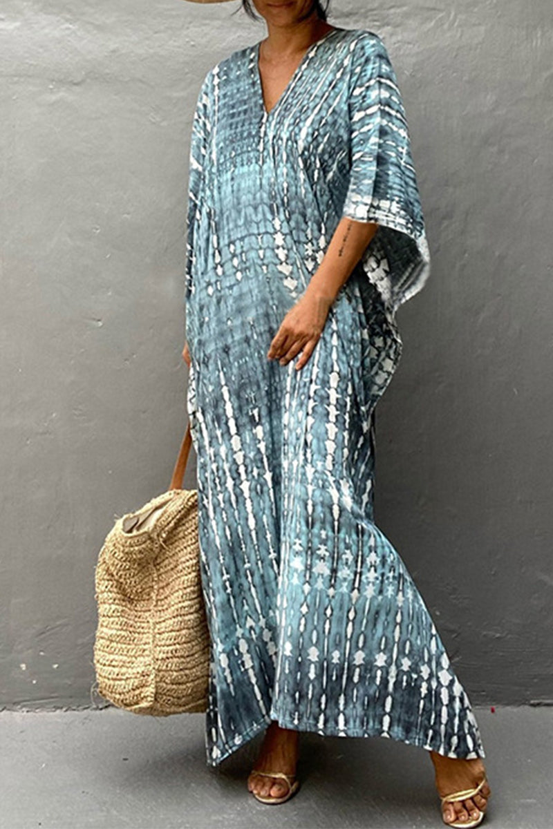 Valenzora | Casual Holiday Print Swimwear Cover Up