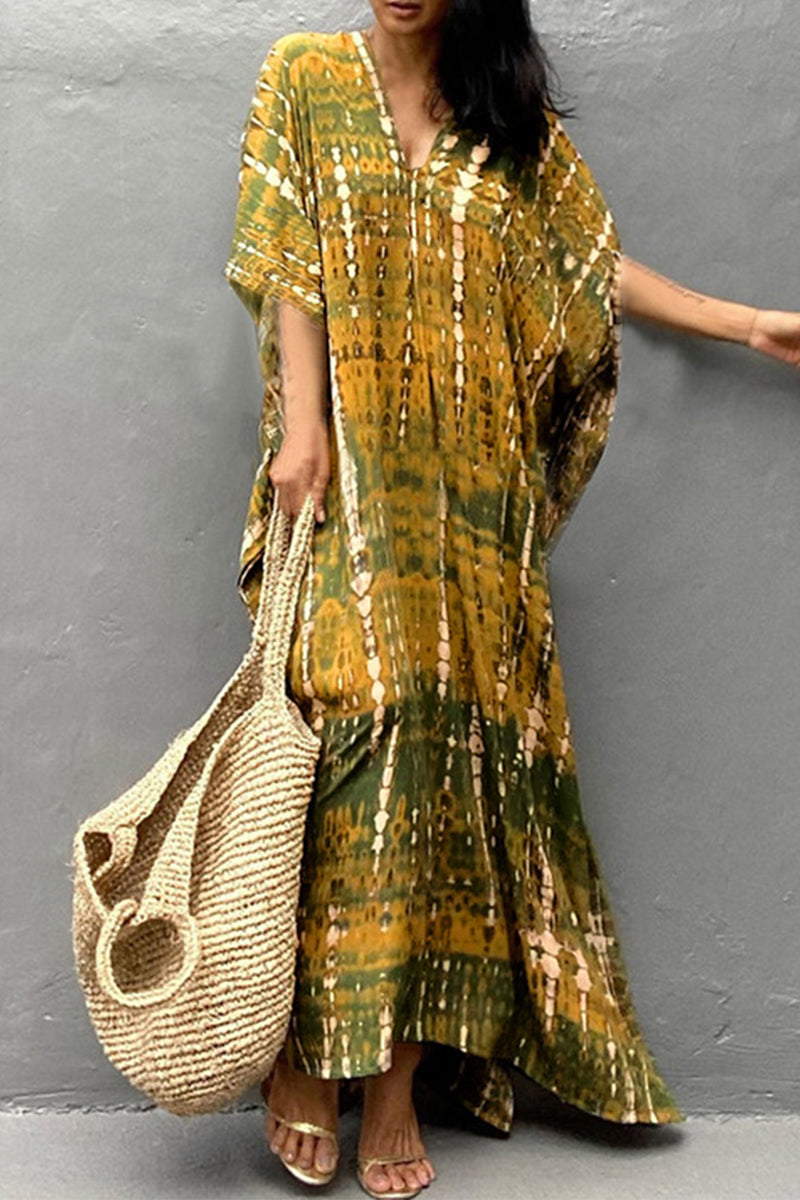 Valenzora | Casual Holiday Print Swimwear Cover Up