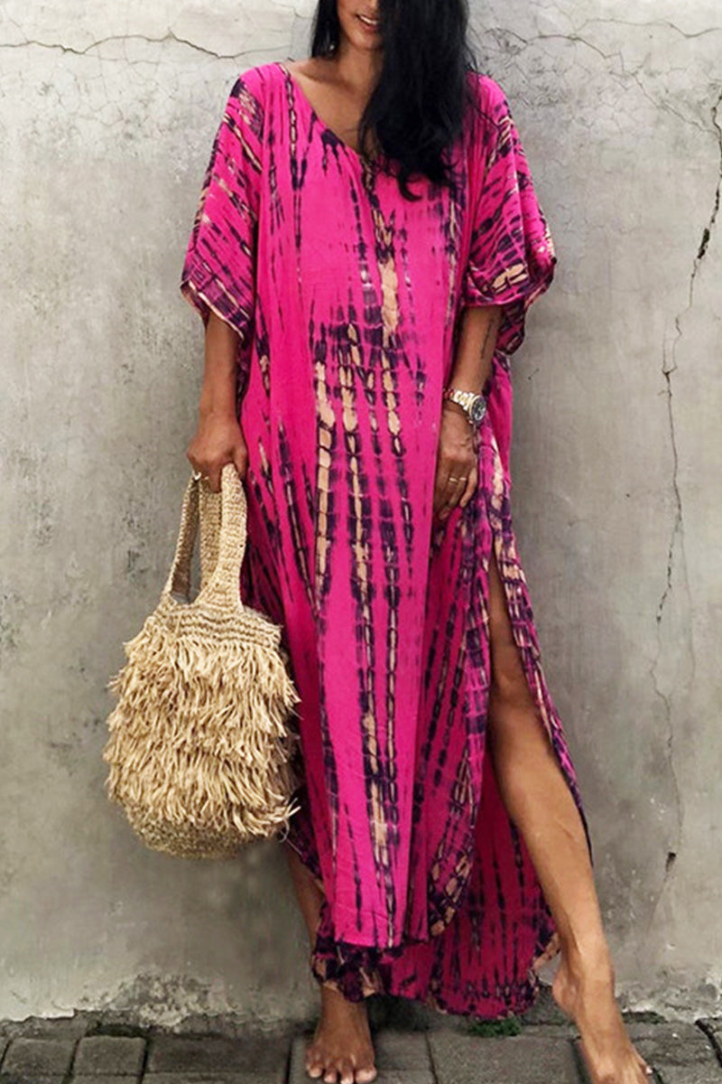Valenzora | Casual Holiday Print Swimwear Cover Up