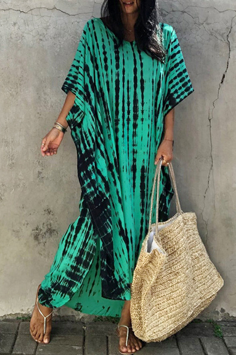 Valenzora | Casual Holiday Print Swimwear Cover Up